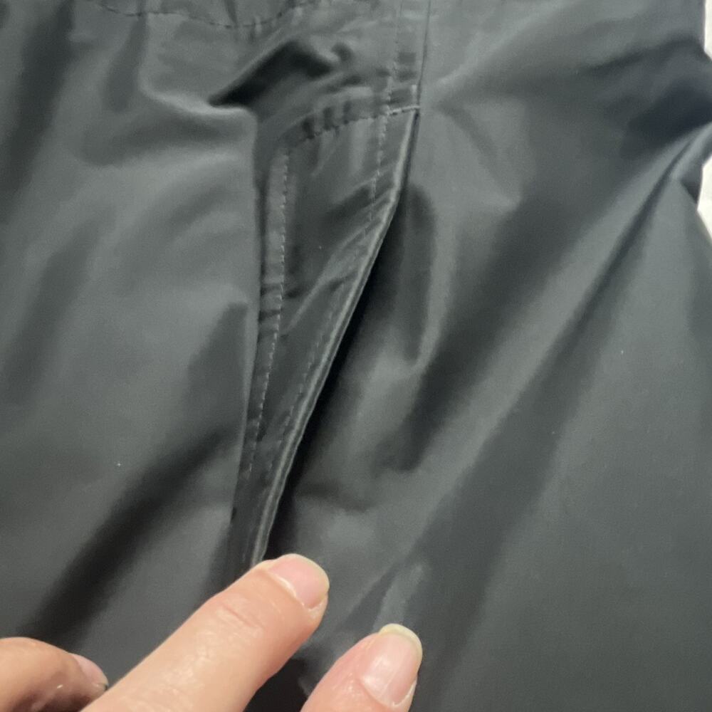 L.L.Bean H2OFF Women's Black Hooded Mid-Length Rain Coat Jacket L Regular - Picture 10 of 15